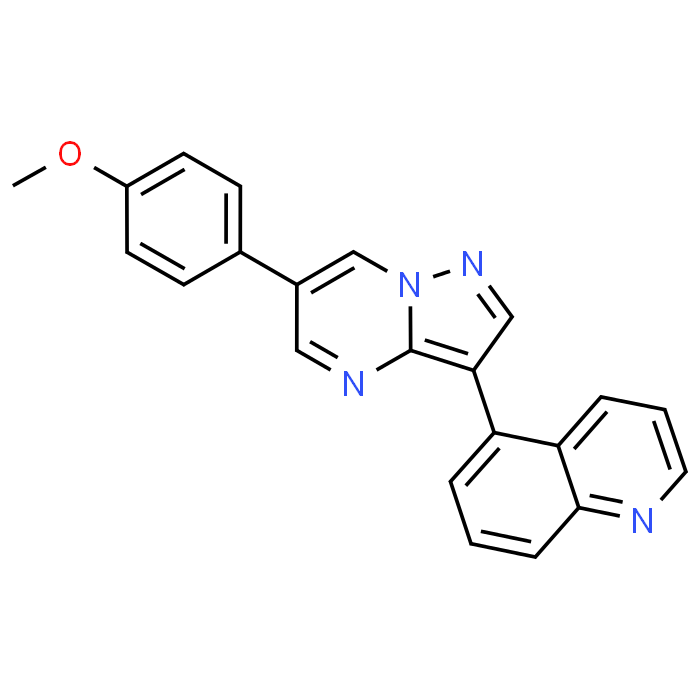 5-(6-(4-Methoxyphenyl)pyrazolo[1,5-a]pyrimidin-3-yl)quinoline