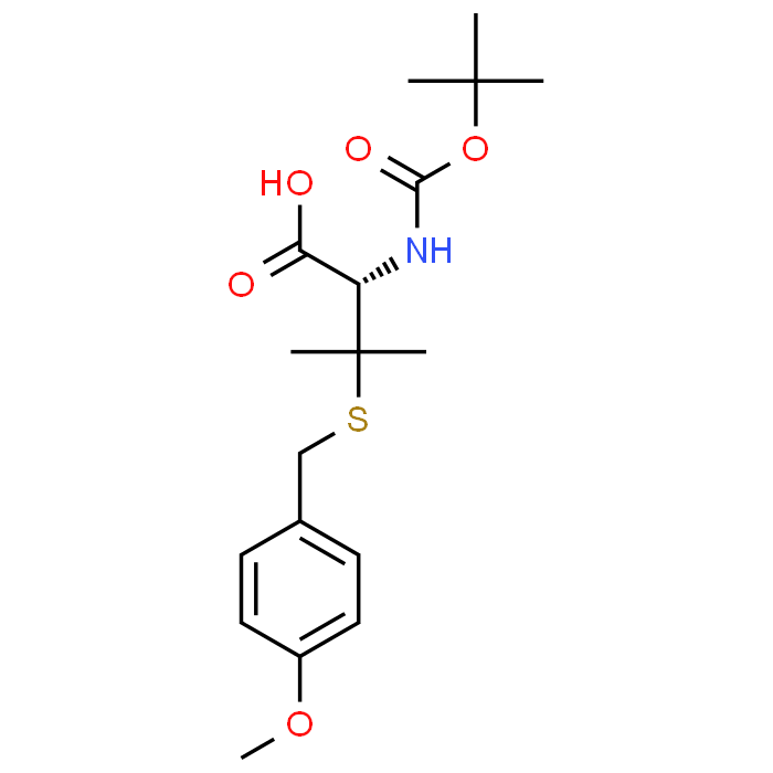 (S)-2-((tert-Butoxycarbonyl)amino)-3-((4-methoxybenzyl)thio)-3-methylbutanoic acid