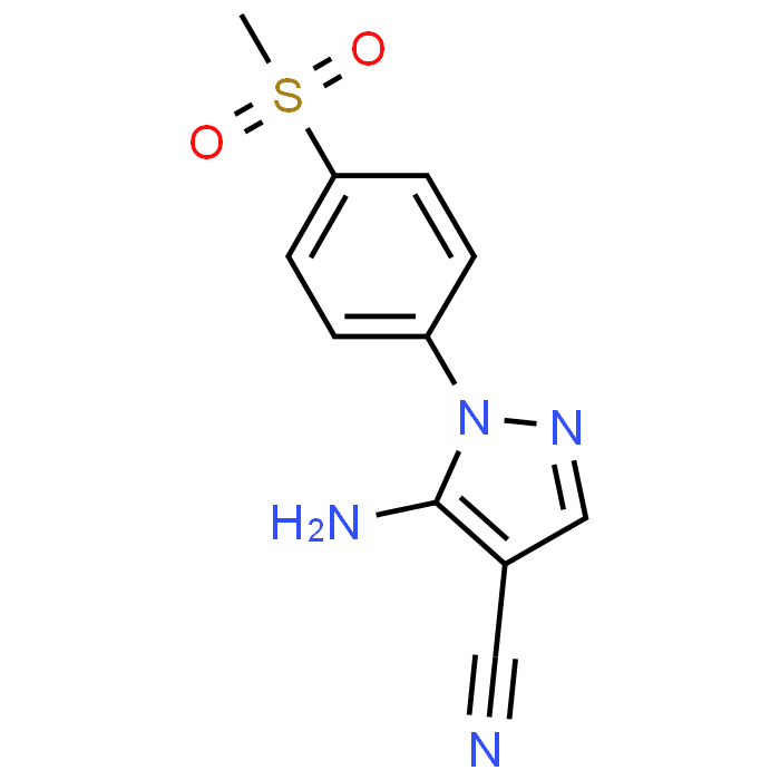 5-Amino-1-(4-(methylsulfonyl)phenyl)-1H-pyrazole-4-carbonitrile