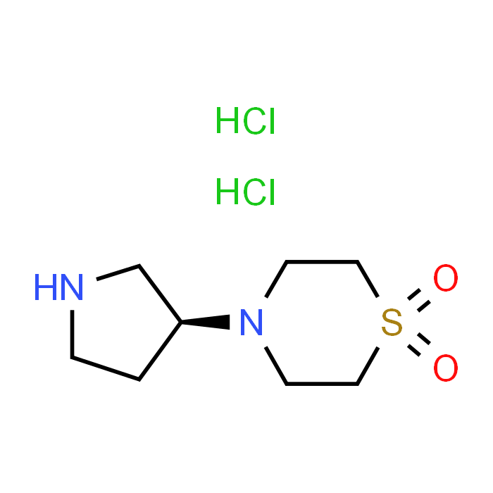 (S)-4-(Pyrrolidin-3-yl)thiomorpholine 1,1-dioxide dihydrochloride
