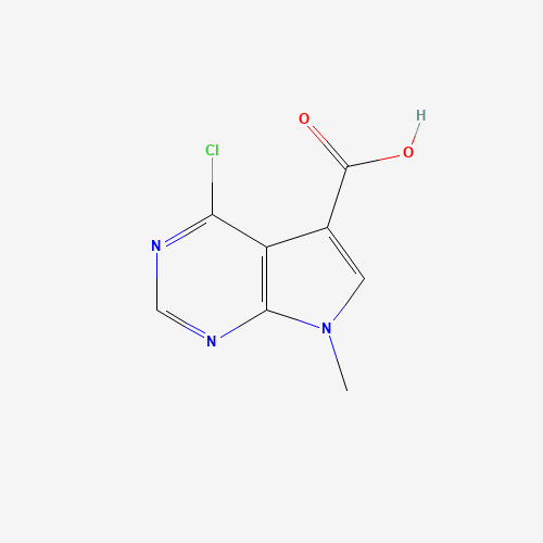 4-Chloro-7-methyl-7H-pyrrolo[2,3-d]pyrimidine-5-carboxylic acid