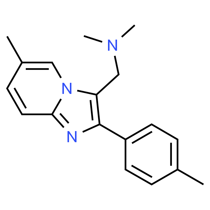 N,N-Dimethyl-1-(6-methyl-2-(p-tolyl)imidazo[1,2-a]pyridin-3-yl)methanamine