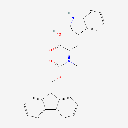 (R)-2-((((9H-Fluoren-9-yl)methoxy)carbonyl)(methyl)amino)-3-(1H-indol-3-yl)propanoic acid