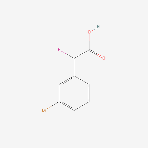 (3-Bromophenyl)(fluoro)acetic acid