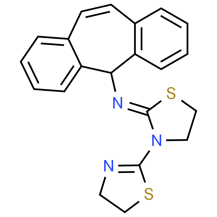 N-(3-(4,5-Dihydrothiazol-2-yl)thiazolidin-2-ylidene)-5H-dibenzo[a,d][7]annulen-5-amine