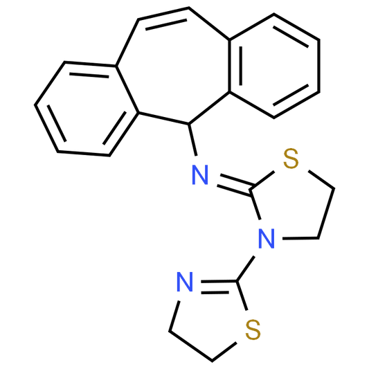N-(3-(4,5-Dihydrothiazol-2-yl)thiazolidin-2-ylidene)-5H-dibenzo[a,d][7]annulen-5-amine