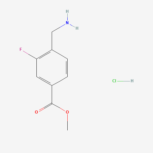 Methyl 4-(aminomethyl)-3-fluorobenzoate hydrochloride