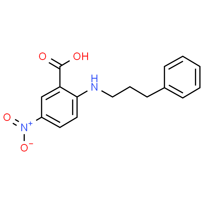 5-Nitro-2-((3-phenylpropyl)amino)benzoic acid