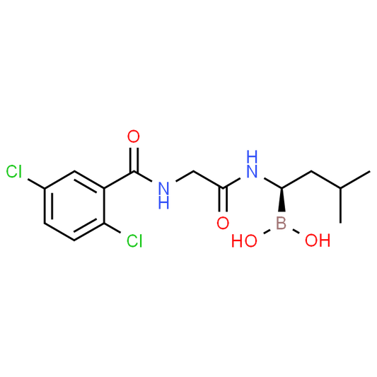 (R)-(1-(2-(2,5-Dichlorobenzamido)acetamido)-3-methylbutyl)boronic acid