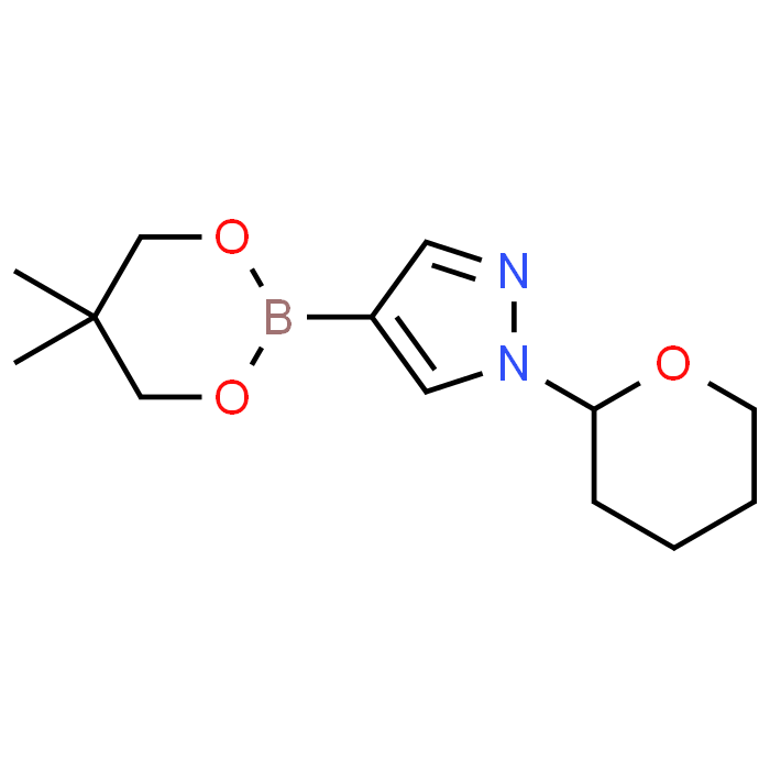 4-(5,5-Dimethyl-1,3,2-dioxaborinan-2-yl)-1-(tetrahydro-2H-pyran-2-yl)-1H-pyrazole