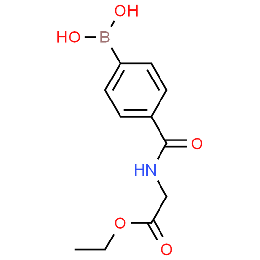 (4-((2-Ethoxy-2-oxoethyl)carbamoyl)phenyl)boronic acid