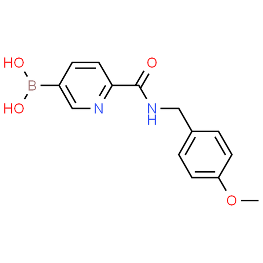 (6-((4-Methoxybenzyl)carbamoyl)pyridin-3-yl)boronic acid