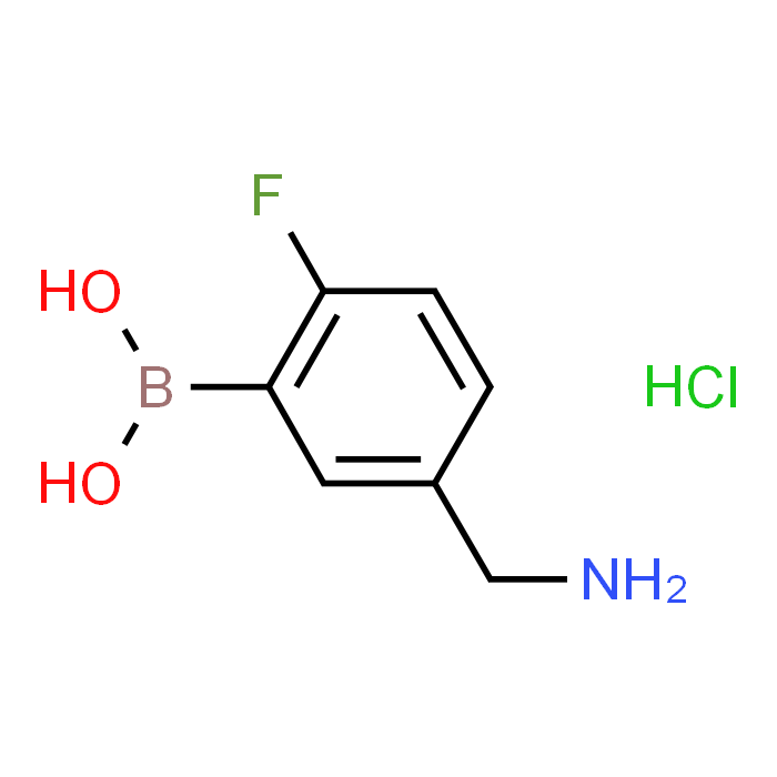 (5-(Aminomethyl)-2-fluorophenyl)boronic acid hydrochloride