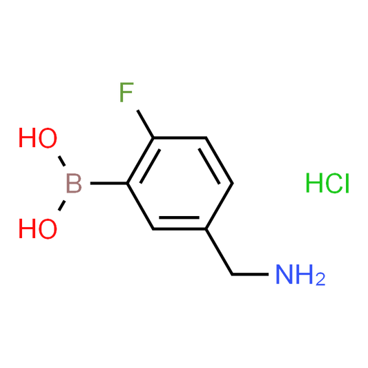 (5-(Aminomethyl)-2-fluorophenyl)boronic acid hydrochloride