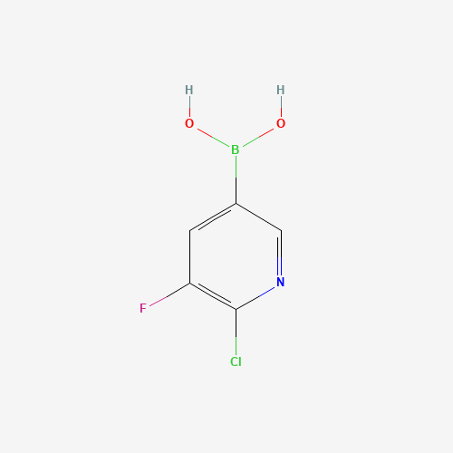(6-Chloro-5-fluoropyridin-3-yl)boronic acid