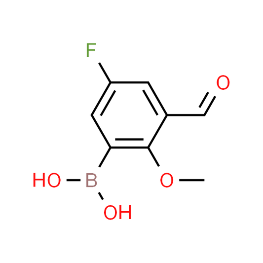 (5-Fluoro-3-formyl-2-methoxyphenyl)boronic acid