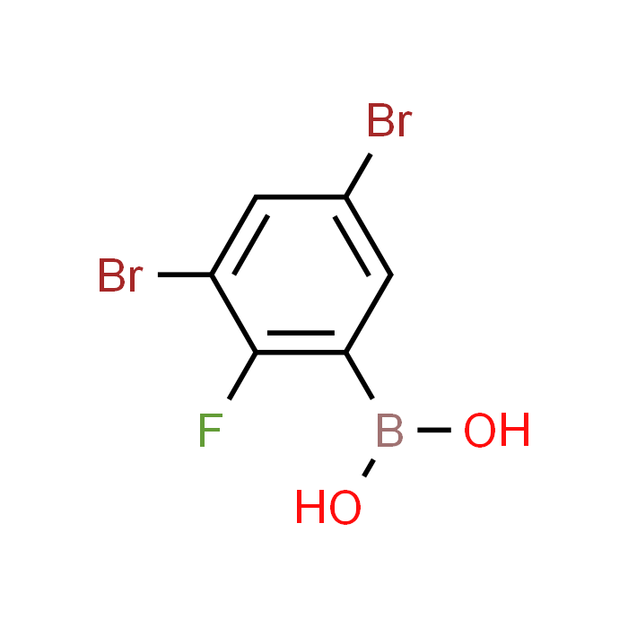 (3,5-Dibromo-2-fluorophenyl)boronic acid