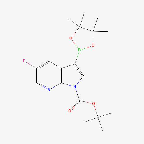 tert-Butyl 5-fluoro-3-(4,4,5,5-tetramethyl-1,3,2-dioxaborolan-2-yl)-1H-pyrrolo[2,3-b]pyridine-1-carboxylate
