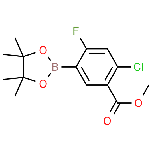 Methyl 2-chloro-4-fluoro-5-(4,4,5,5-tetramethyl-1,3,2-dioxaborolan-2-yl)benzoate