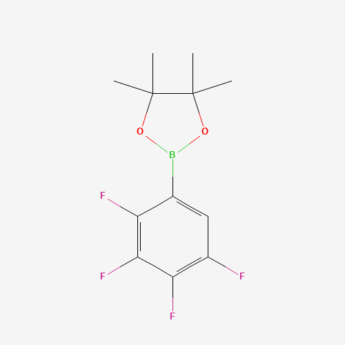 4,4,5,5-Tetramethyl-2-(2,3,4,5-tetrafluorophenyl)-1,3,2-dioxaborolane