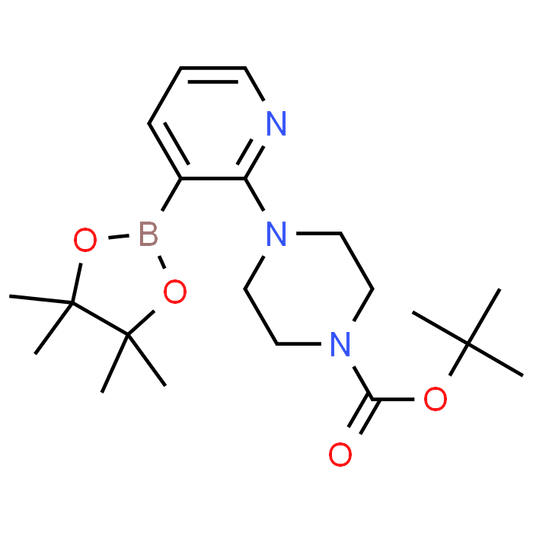 tert-Butyl 4-(3-(4,4,5,5-tetramethyl-1,3,2-dioxaborolan-2-yl)pyridin-2-yl)piperazine-1-carboxylate
