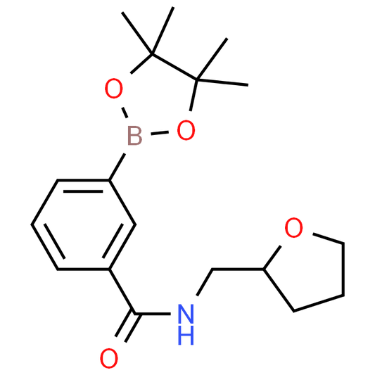 N-((Tetrahydrofuran-2-yl)methyl)-3-(4,4,5,5-tetramethyl-1,3,2-dioxaborolan-2-yl)benzamide