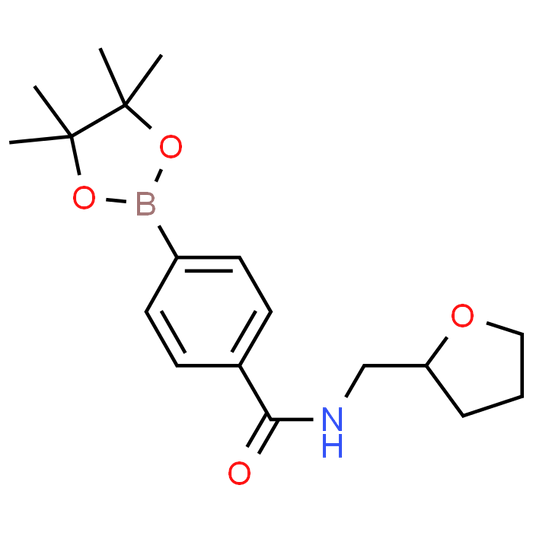 N-((Tetrahydrofuran-2-yl)methyl)-4-(4,4,5,5-tetramethyl-1,3,2-dioxaborolan-2-yl)benzamide