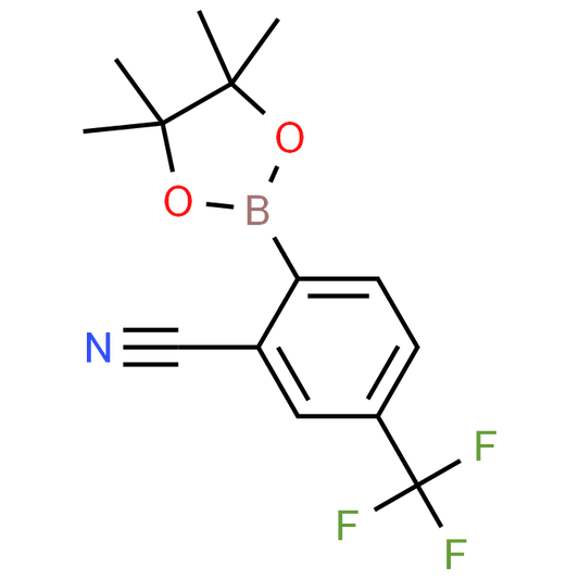 2-(4,4,5,5-Tetramethyl-1,3,2-dioxaborolan-2-yl)-5-(trifluoromethyl)benzonitrile