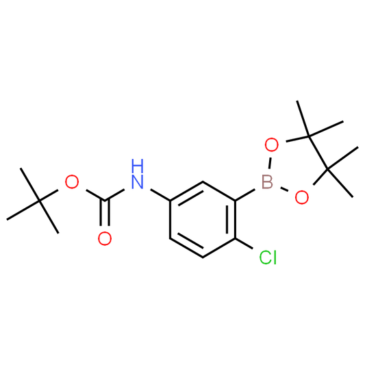 tert-Butyl (4-chloro-3-(4,4,5,5-tetramethyl-1,3,2-dioxaborolan-2-yl)phenyl)carbamate