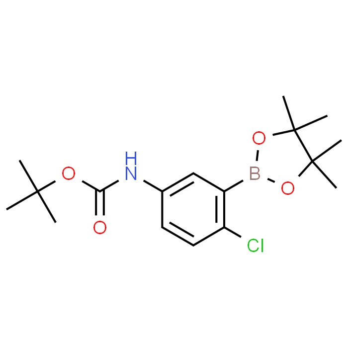 tert-Butyl (4-chloro-3-(4,4,5,5-tetramethyl-1,3,2-dioxaborolan-2-yl)phenyl)carbamate