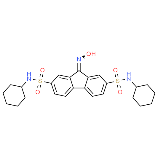 N2,N7-Dicyclohexyl-9-(hydroxyimino)-9H-fluorene-2,7-disulfonamide