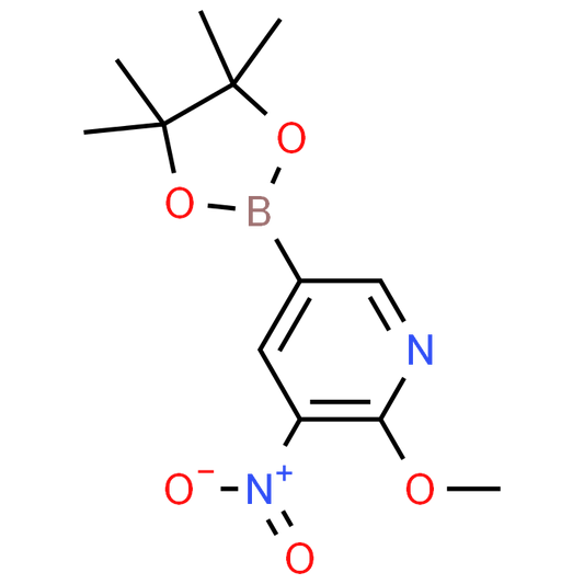 2-Methoxy-3-nitro-5-(4,4,5,5-tetramethyl-1,3,2-dioxaborolan-2-yl)pyridine