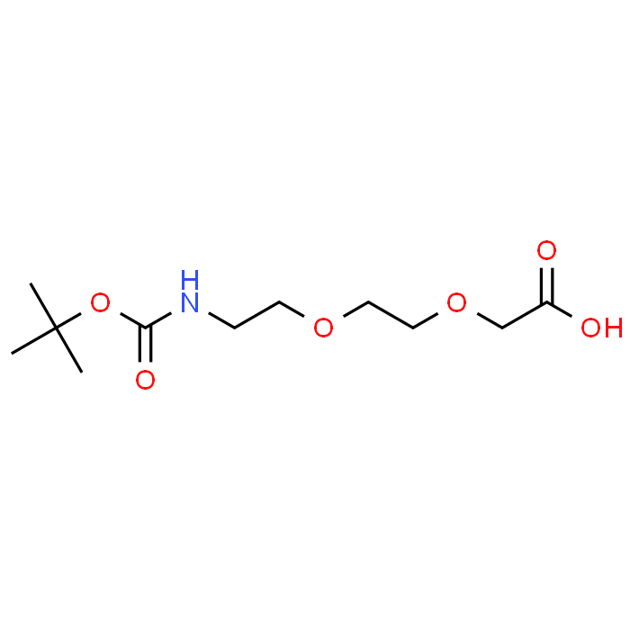 2,2-Dimethyl-4-oxo-3,8,11-trioxa-5-azatridecan-13-oic acid