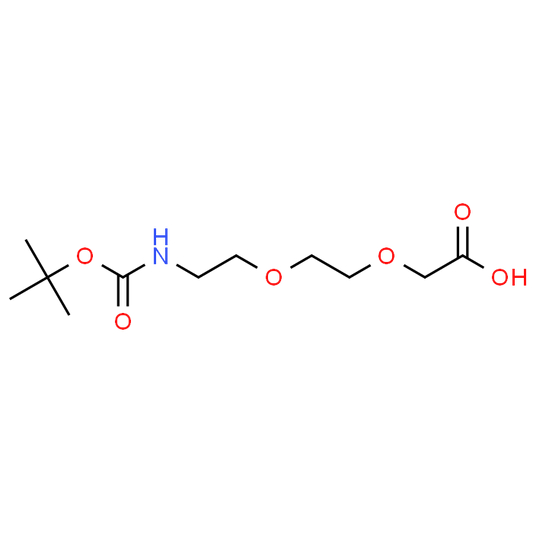 2,2-Dimethyl-4-oxo-3,8,11-trioxa-5-azatridecan-13-oic acid