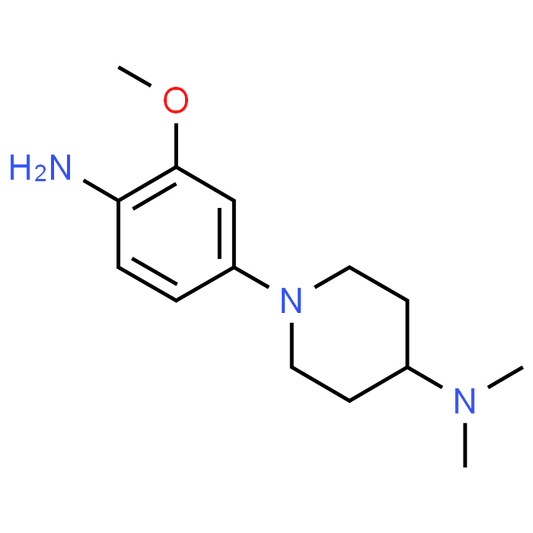 1-(4-Amino-3-methoxyphenyl)-N,N-dimethylpiperidin-4-amine