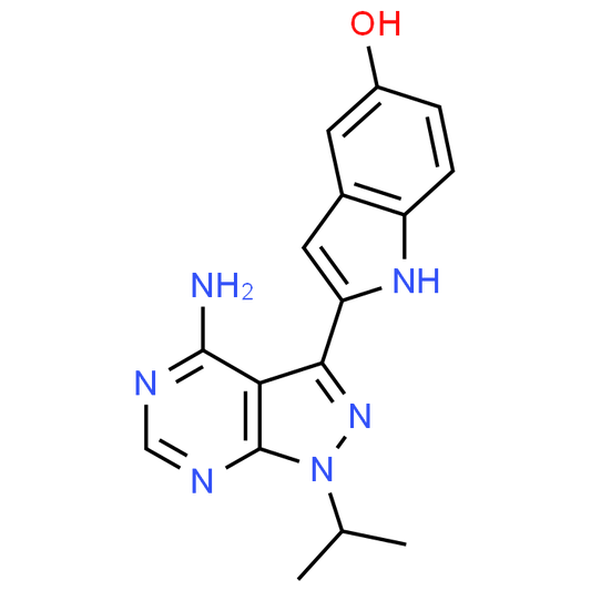 2-(4-Amino-1-isopropyl-1H-pyrazolo[3,4-d]pyrimidin-3-yl)-1H-indol-5-ol