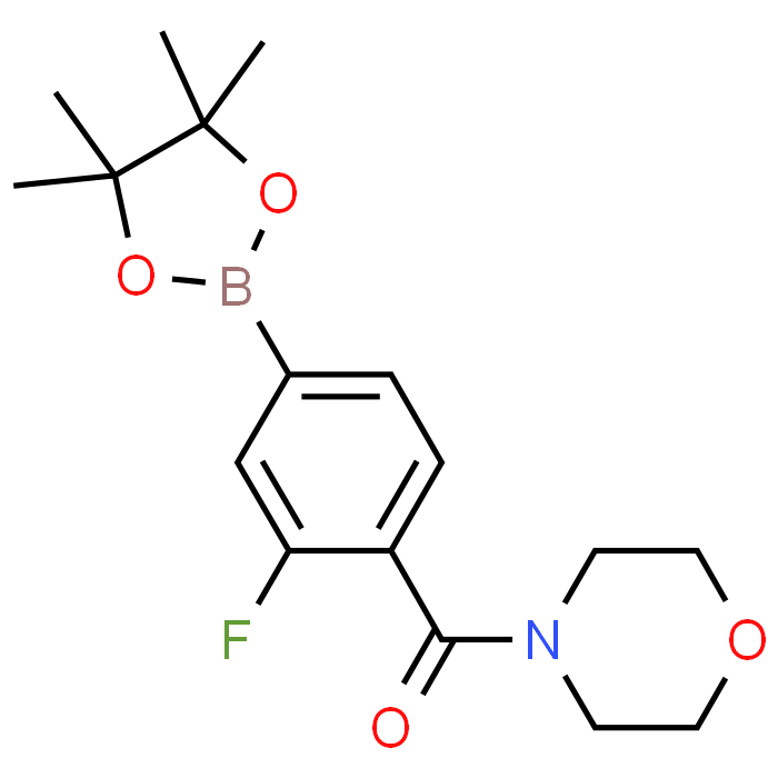 (2-Fluoro-4-(4,4,5,5-tetramethyl-1,3,2-dioxaborolan-2-yl)phenyl)(morpholino)methanone