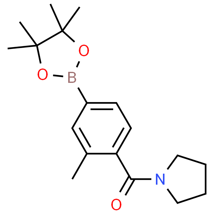 (2-Methyl-4-(4,4,5,5-tetramethyl-1,3,2-dioxaborolan-2-yl)phenyl)(pyrrolidin-1-yl)methanone