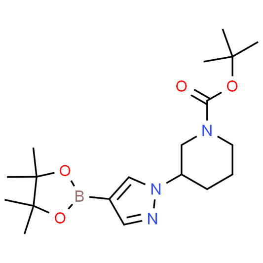 tert-Butyl 3-(4-(4,4,5,5-tetramethyl-1,3,2-dioxaborolan-2-yl)-1H-pyrazol-1-yl)piperidine-1-carboxylate