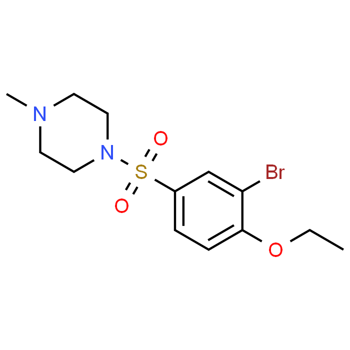 1-((3-Bromo-4-ethoxyphenyl)sulfonyl)-4-methylpiperazine