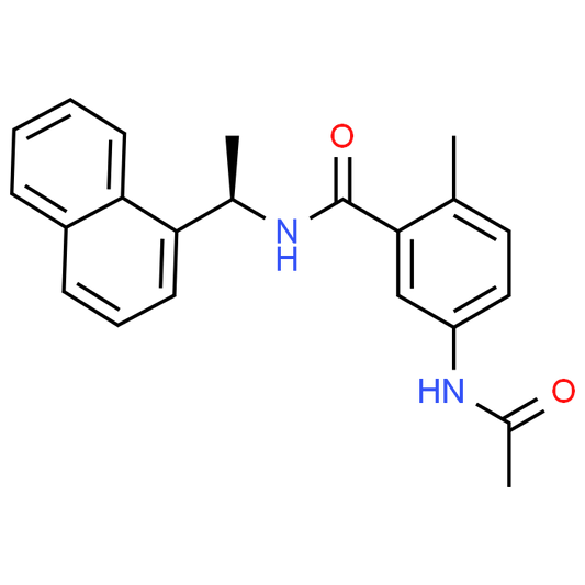 (R)-5-Acetamido-2-methyl-N-(1-(naphthalen-1-yl)ethyl)benzamide