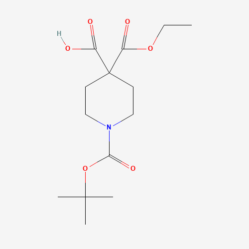 1-(tert-Butoxycarbonyl)-4-(ethoxycarbonyl)piperidine-4-carboxylic acid