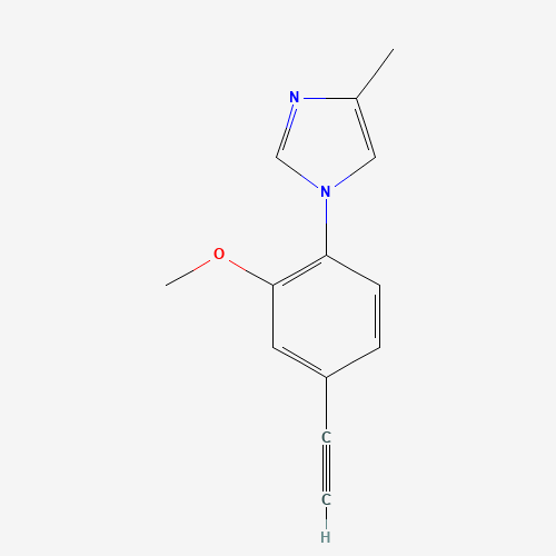 1-(4-Ethynyl-2-methoxyphenyl)-4-methyl-1H-Imidazole
