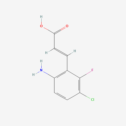 (E)-3-(6-Amino-3-chloro-2-fluorophenyl)acrylic acid