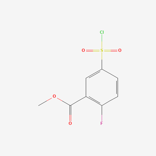 Methyl 5-(chlorosulfonyl)-2-fluorobenzoate