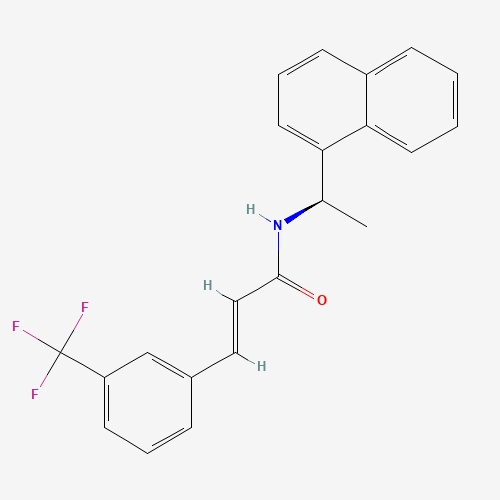(R,E)-N-(1-(naphthalen-1-yl)ethyl)-3-(3-(trifluoromethyl)phenyl)acrylamide