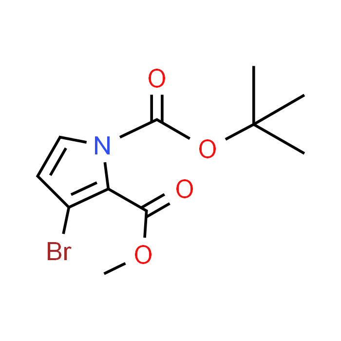 1-tert-Butyl 2-methyl 3-bromo-1H-pyrrole-1,2-dicarboxylate