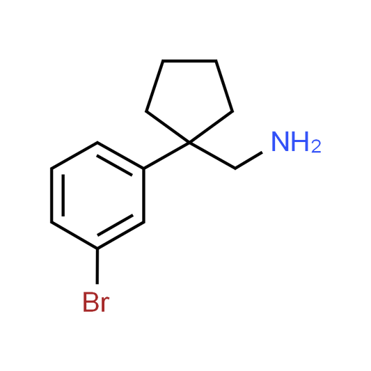 [1-(3-Bromophenyl)cyclopentyl]methanamine