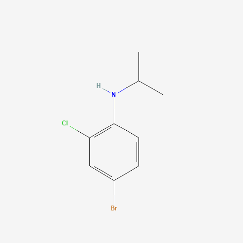 4-Bromo-2-chloro-N-(propan-2-yl)aniline