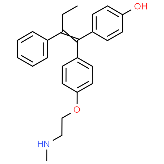 4-(1-(4-(2-(Methylamino)ethoxy)phenyl)-2-phenylbut-1-en-1-yl)phenol